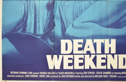 DEATH WEEKEND (Bottom Left) Cinema Quad Movie Poster 