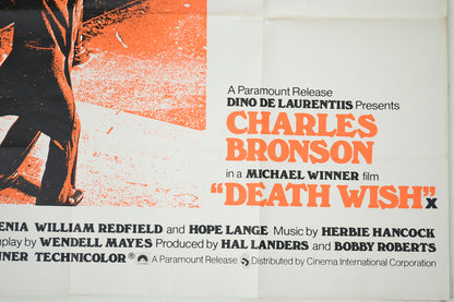 DEATH WISH (Bottom Right) Cinema Quad Movie Poster 