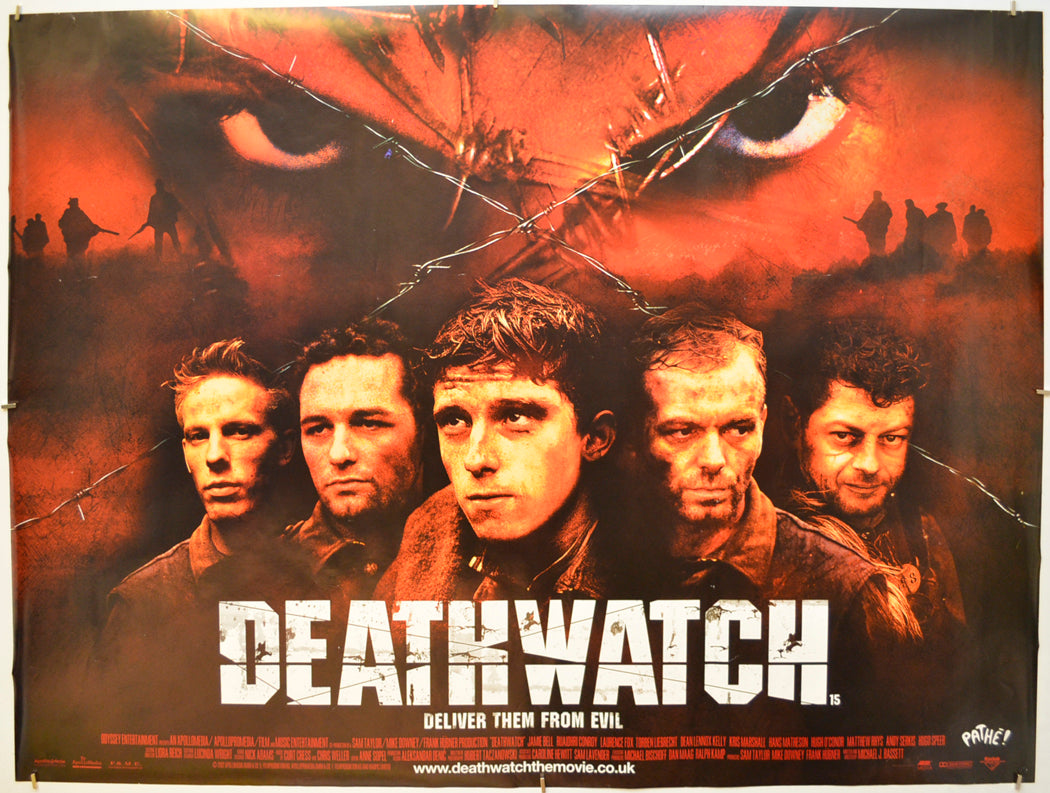 Deathwatch Original Quad Poster - Film Poster - Movie Poster