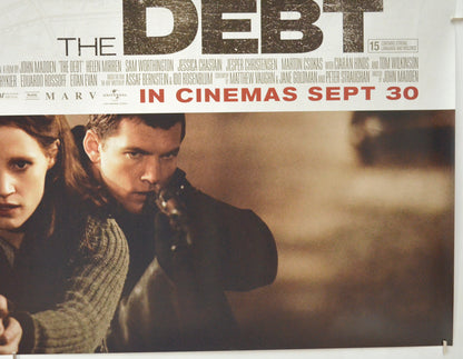 THE DEBT (Bottom Right) Cinema Quad Movie Poster 