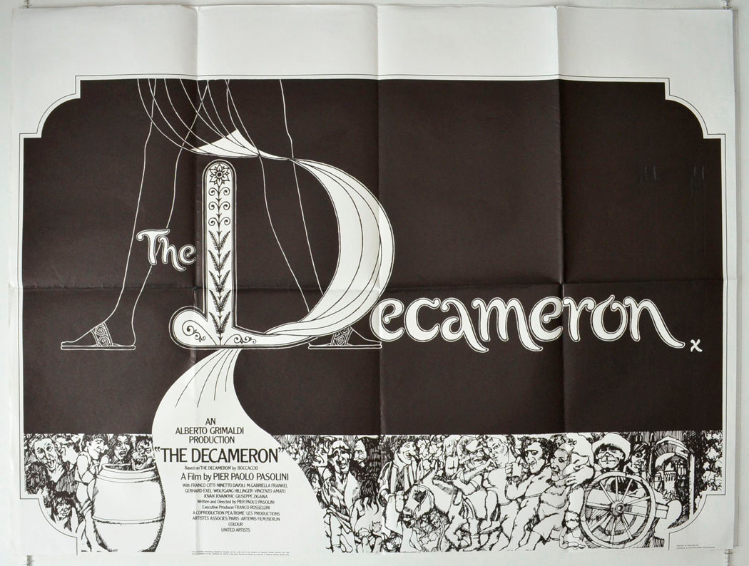 The Decameron Original British Quad Poster - Movie Poster