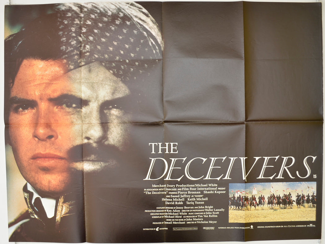 The Deceivers   Original Quad Poster - Film Poster - Movie Poster 