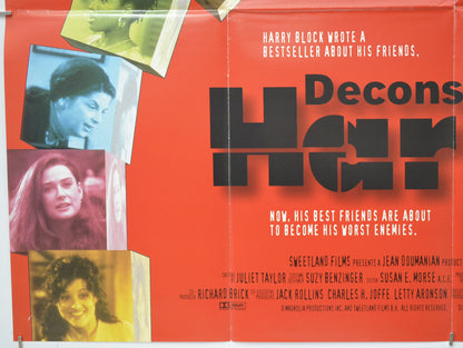 DECONSTRUCTING HARRY (Bottom Left) Cinema Quad Movie Poster 