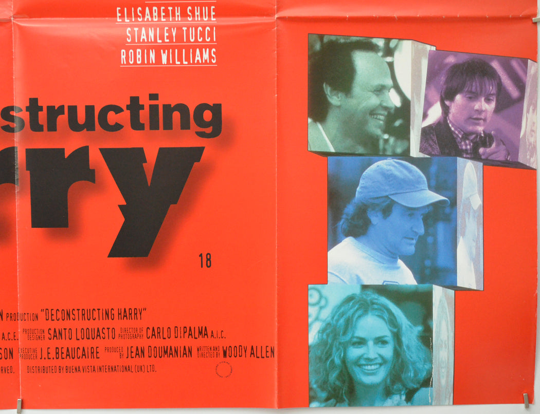 DECONSTRUCTING HARRY (Bottom Right) Cinema Quad Movie Poster 