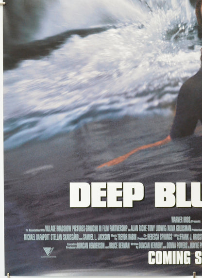 DEEP BLUE SEA (Bottom Left) Cinema One Sheet Movie Poster 