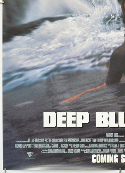 DEEP BLUE SEA (Bottom Left) Cinema One Sheet Movie Poster 