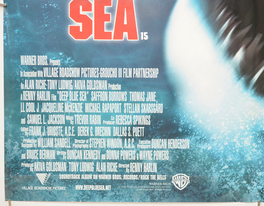 DEEP BLUE SEA (Bottom Left) Cinema Quad Movie Poster 