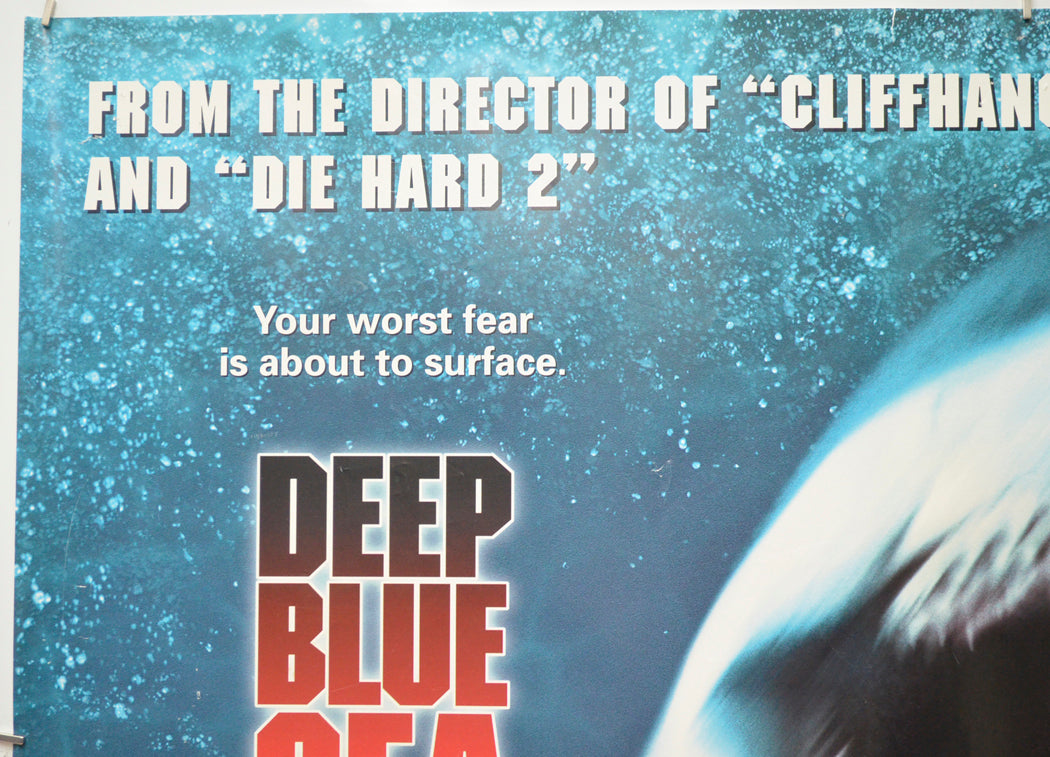 DEEP BLUE SEA (Top Left) Cinema Quad Movie Poster 