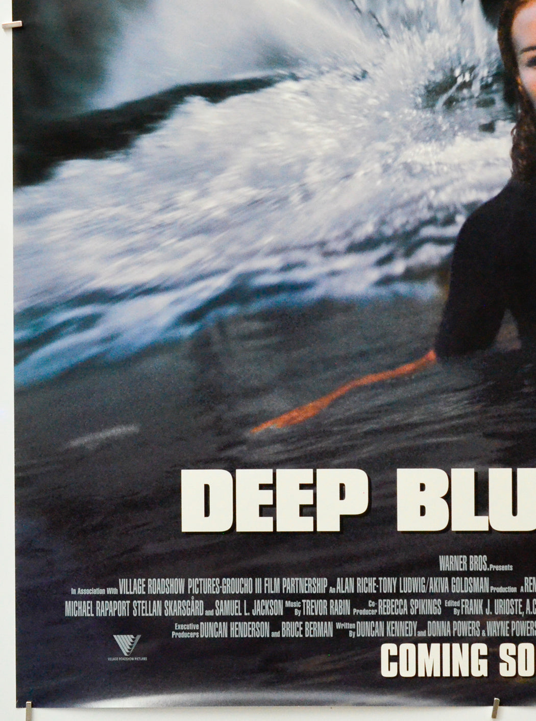 Deep Blue Sea (Bottom Left) Cinema One Sheet Movie Poster 