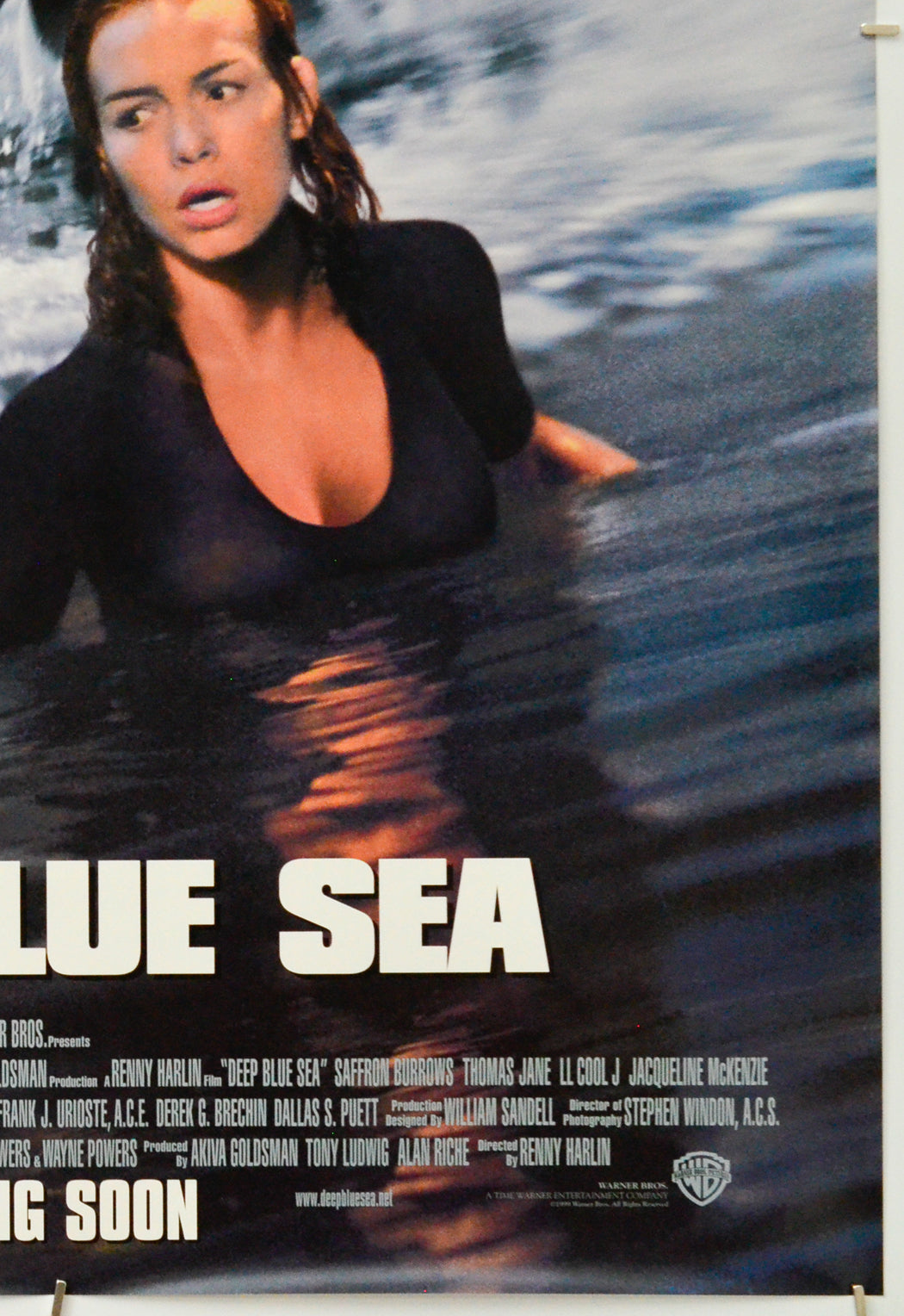 Deep Blue Sea (Bottom Right) Cinema One Sheet Movie Poster 