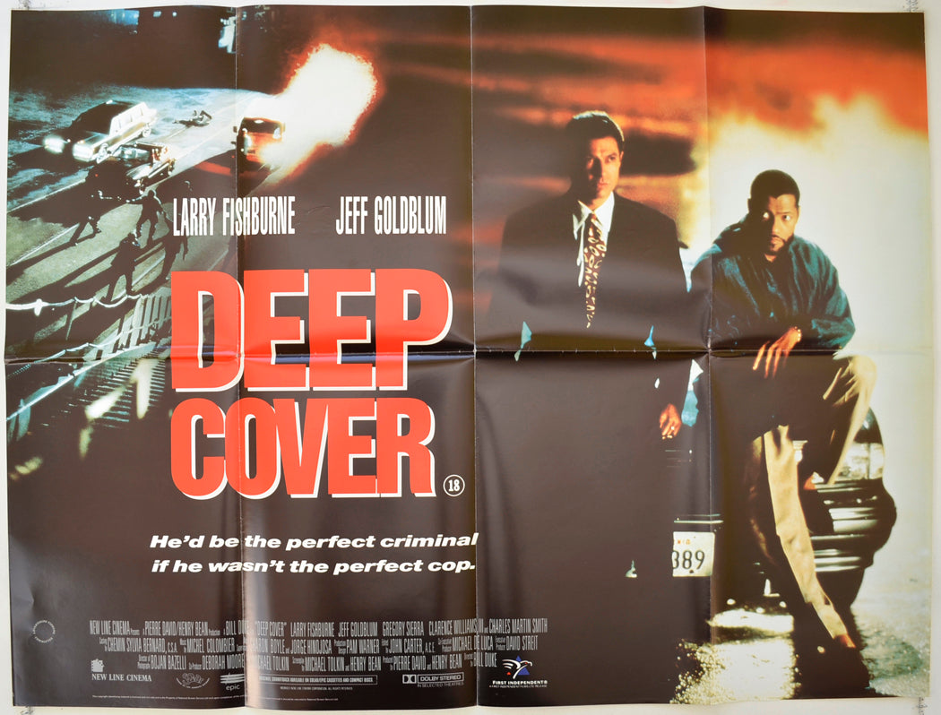 Deep Cover   Original Quad Poster - Film Poster - Movie Poster 