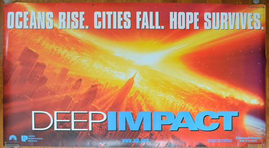 Deep Impact   Original Cinema Banner - Film Banner - Movie Banner - Vinyl Banner 