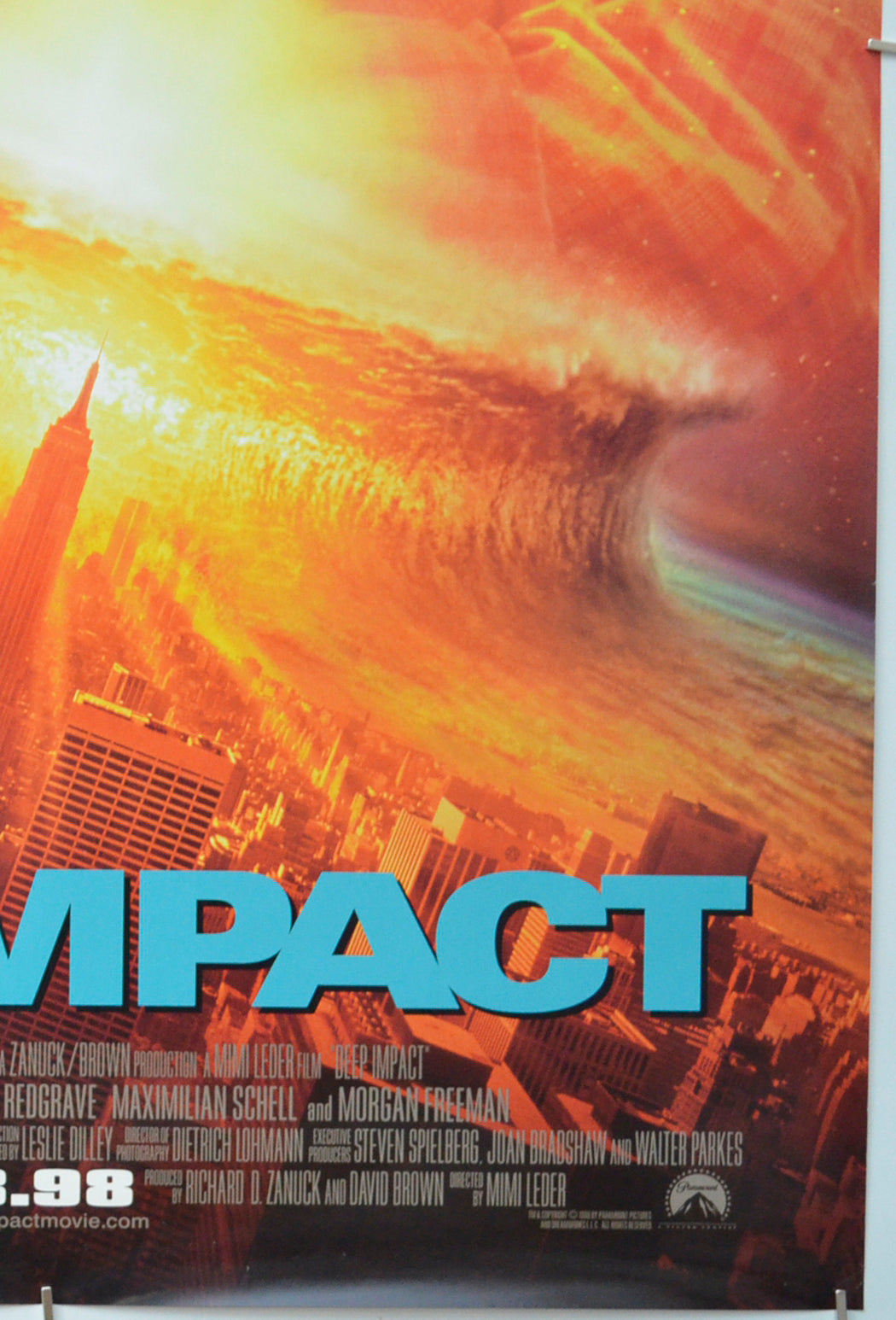 DEEP IMPACT (Bottom Right) Cinema One Sheet Movie Poster 