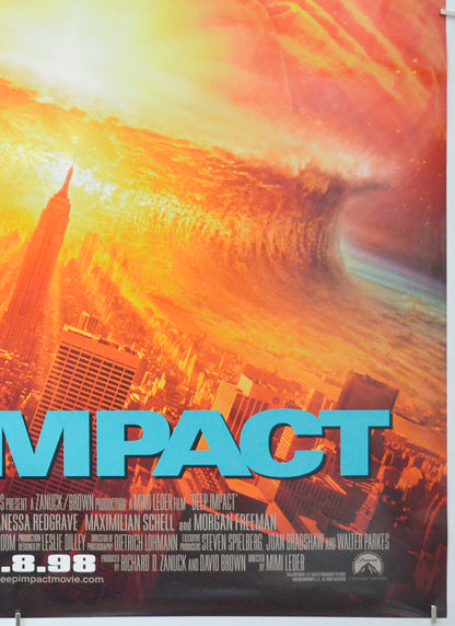 DEEP IMPACT (Bottom Right) Cinema One Sheet Movie Poster 