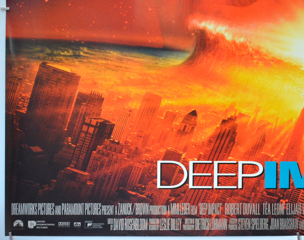 DEEP IMPACT (Bottom Left) Cinema Quad Movie Poster 