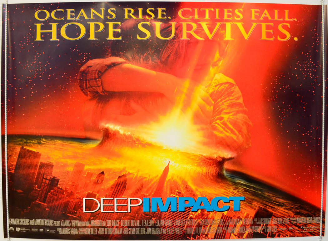 Deep Impact  Original British Quad Poster - Film Poster - Movie Poster 