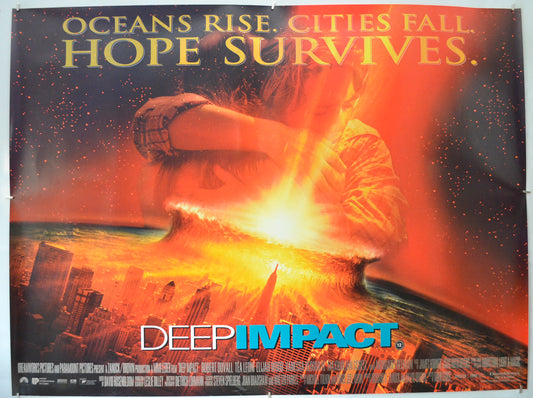 Deep Impact Original Quad Poster - Film Poster - Movie Poster  