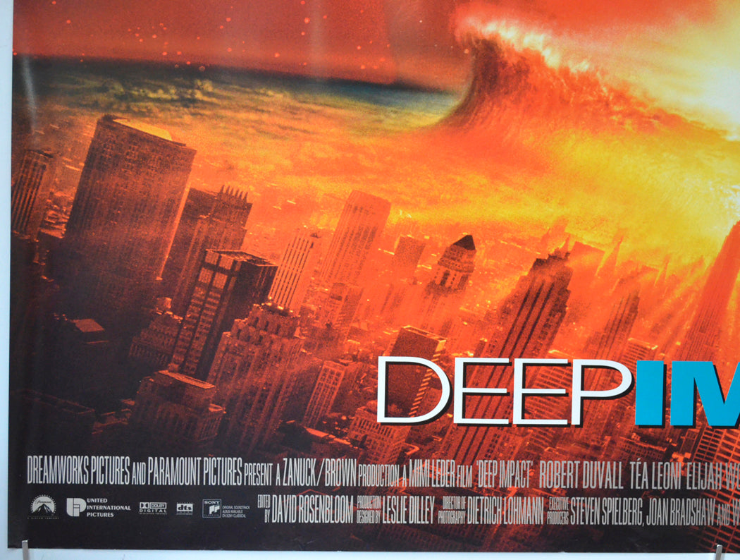 DEEP IMPACT (Bottom Left) Cinema Quad Movie Poster 