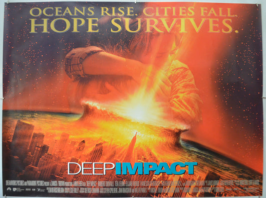 Deep Impact Original Quad Poster - Film Poster - Movie Poster  