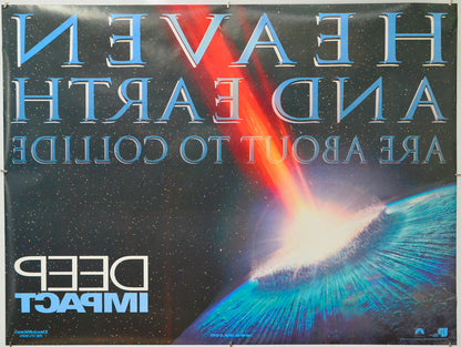 Deep Impact (Back) Cinema Quad Movie Poster 