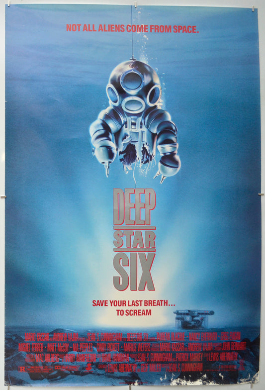 Deep Star Six Original One Sheet Poster - Film Poster - Movie Poster