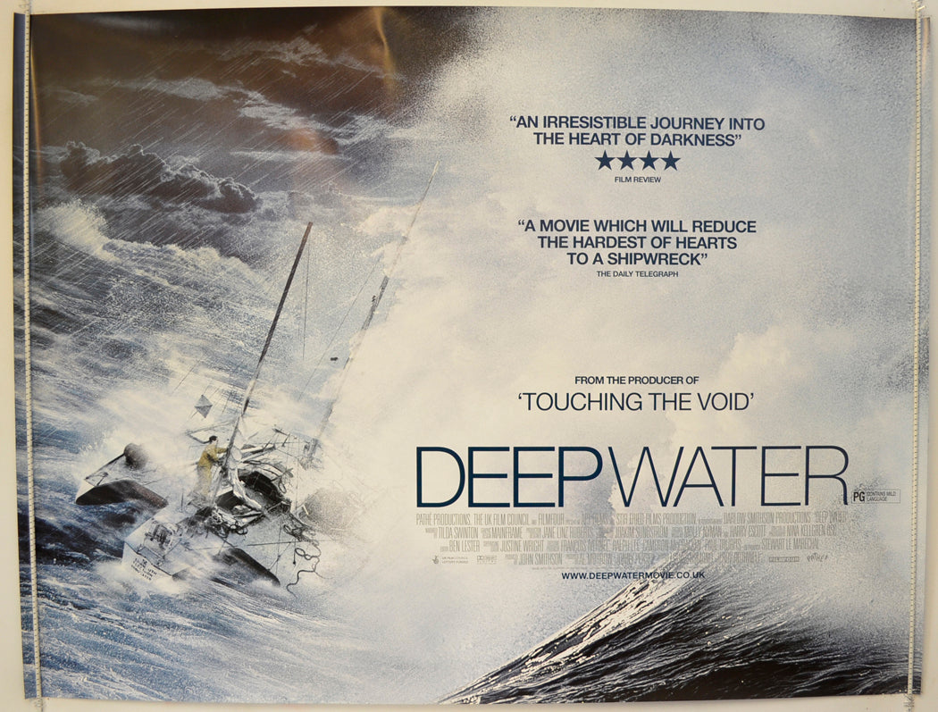 Deep Water  Original Quad Poster - Film Poster - Movie Poster