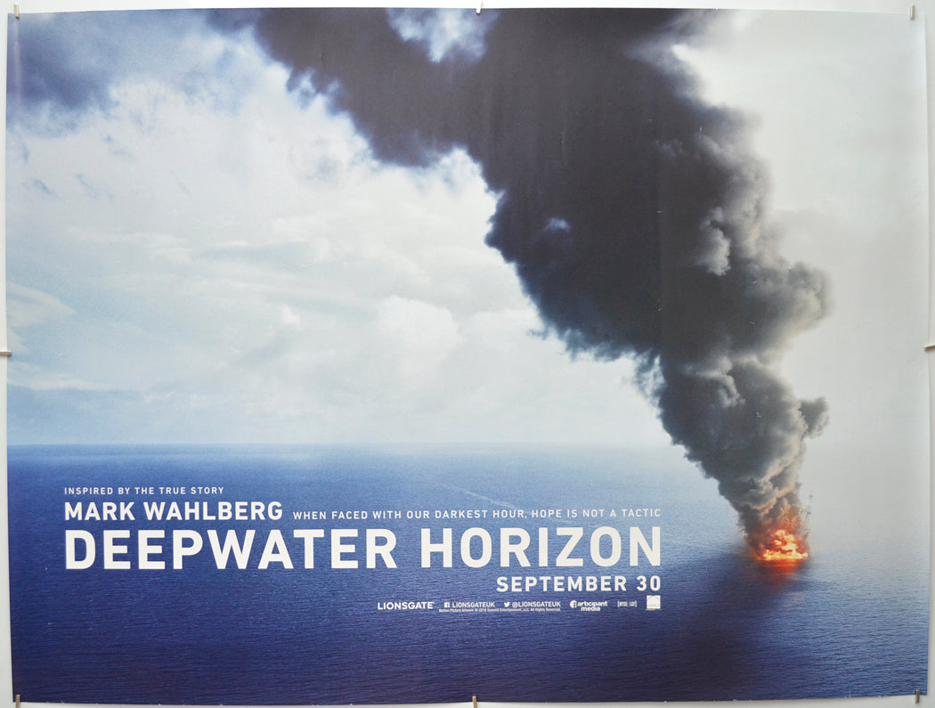 Deepwater Horizon - Original Quad Poster - Film Poster - Movie Poster