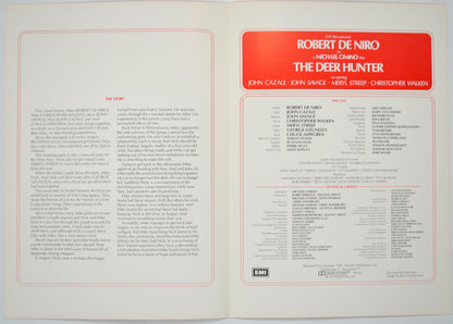 THE DEER HUNTER Cinema Exhibitors Press Synopsis Credits Booklet - INSIDE 