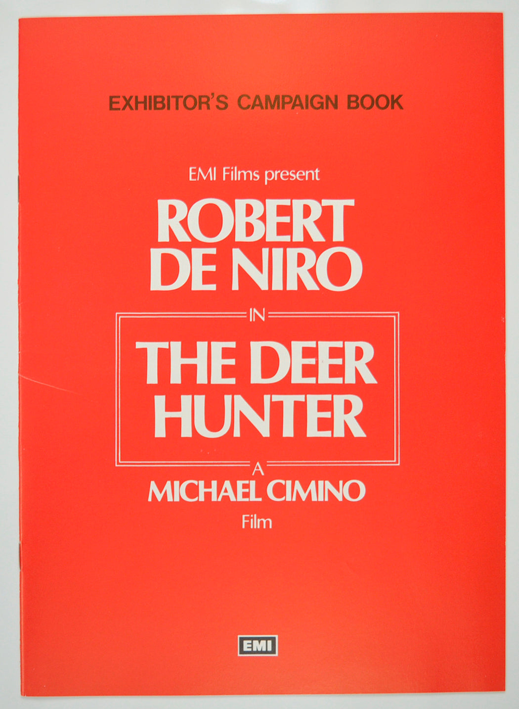 The Deer Hunter Original 12 Page Cinema Exhibitors Campaign Pressbook (UK)