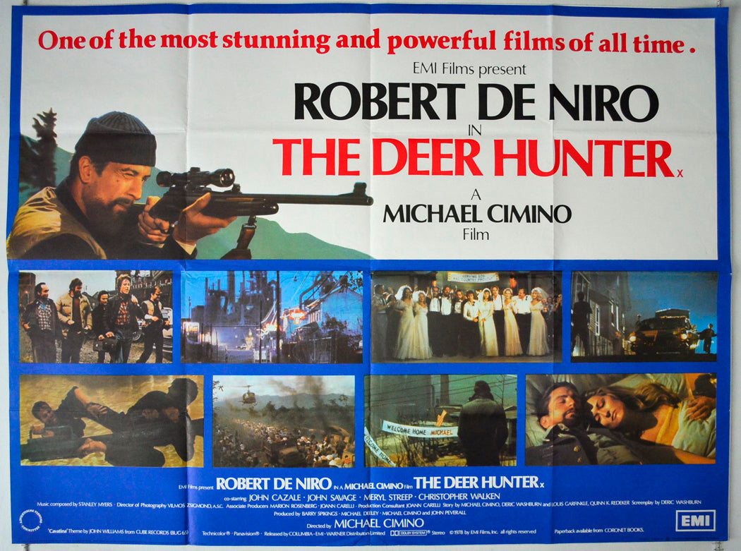 The Deer Hunter Original British Quad Poster - Movie Poster