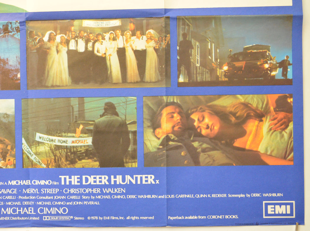 THE DEER HUNTER (Bottom Right) Cinema Quad Movie Poster 