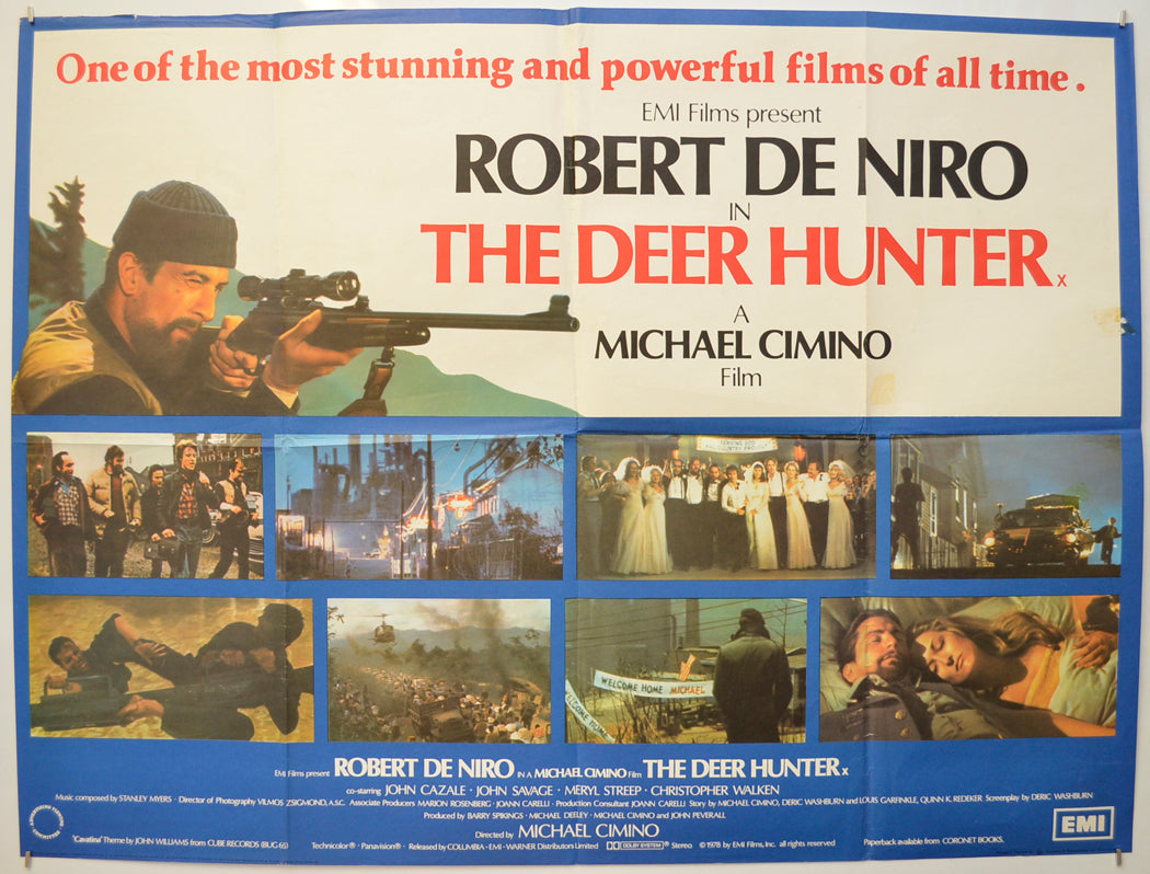 The Deer Hunter Original Quad Poster - Film Poster - Movie Poster