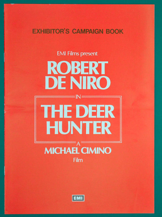 The Deer Hunter    Original 12 Page Cinema Exhibitor's Campaign Press Book  + Synopsis Booklet with colour front.    