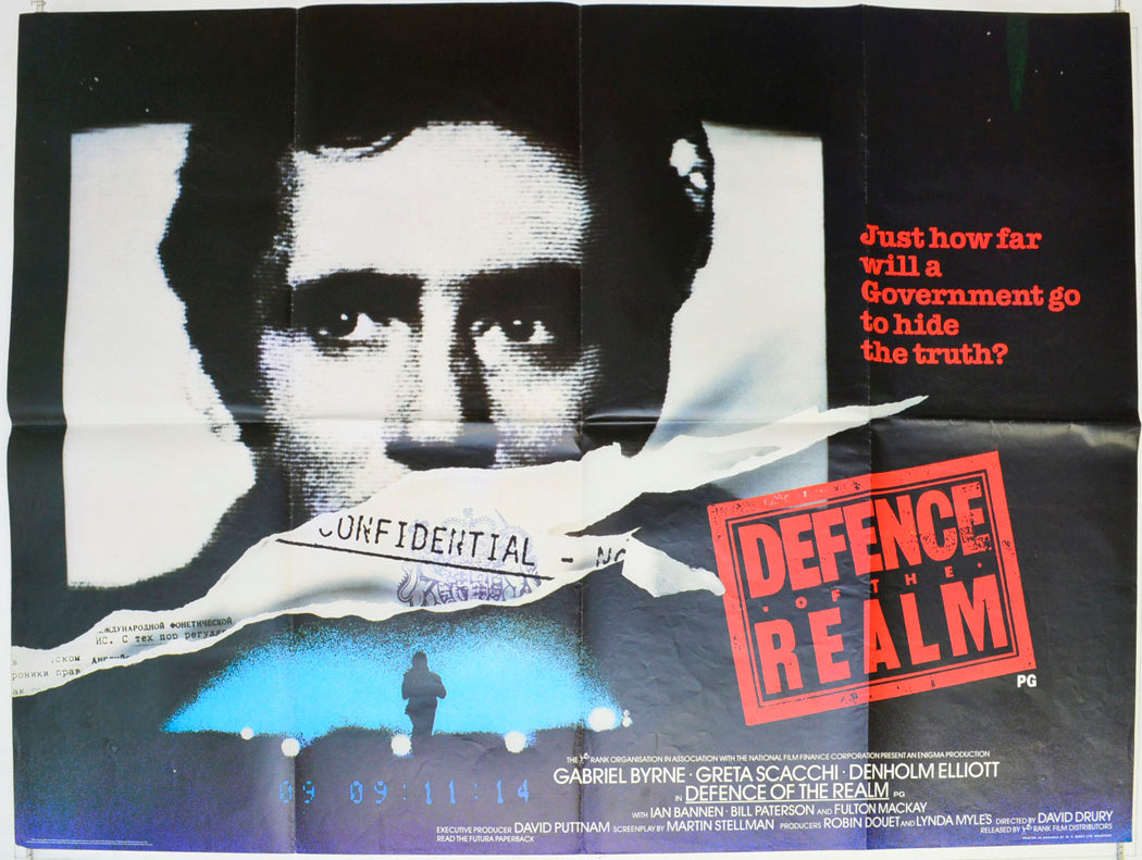 Defence Of The Realm  Original British Quad Poster - Film Poster - Movie Poster