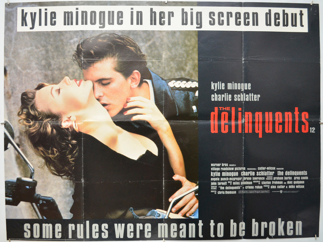 The Deliquents Original Quad Poster - Film Poster - Movie Poster