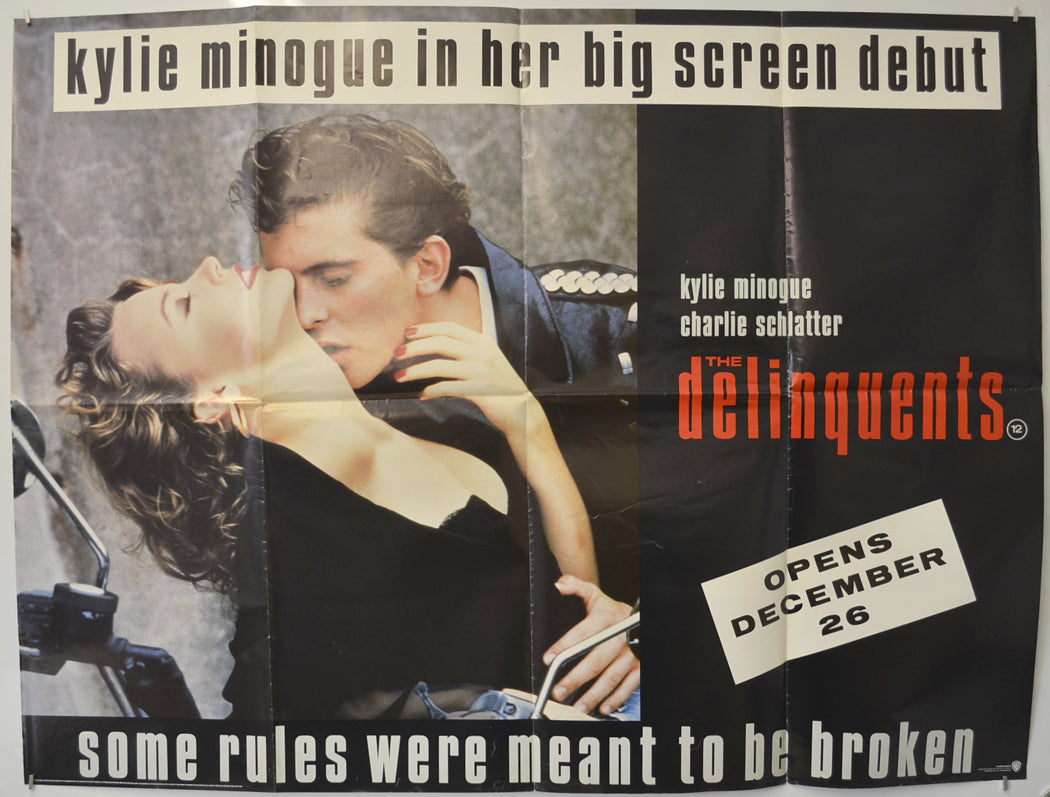 The Deliquents  Original Quad Poster - Film Poster - Movie Poster