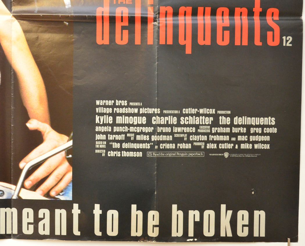 THE DELINQUENTS (Bottom Right) Cinema Quad Movie Poster 