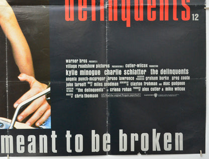 THE DELIQUENTS (Bottom Right) Cinema Quad Movie Poster 