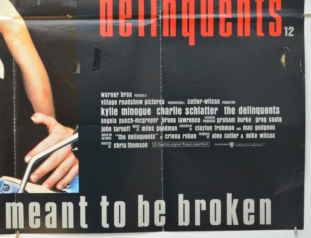 THE DELIQUENTS (Bottom Right) Cinema Quad Movie Poster 