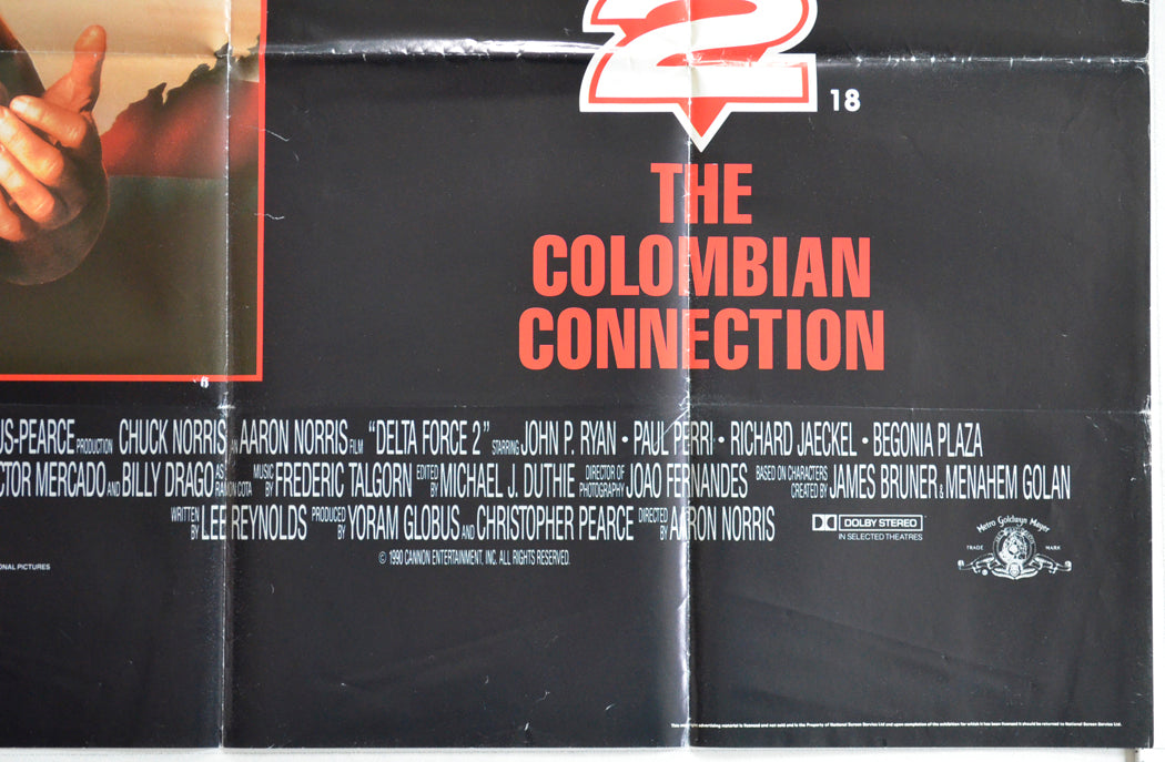 DELTA FORCE 2 - THE COLOMBIAN CONNECTION (Bottom Right) Cinema Quad Movie Poster 