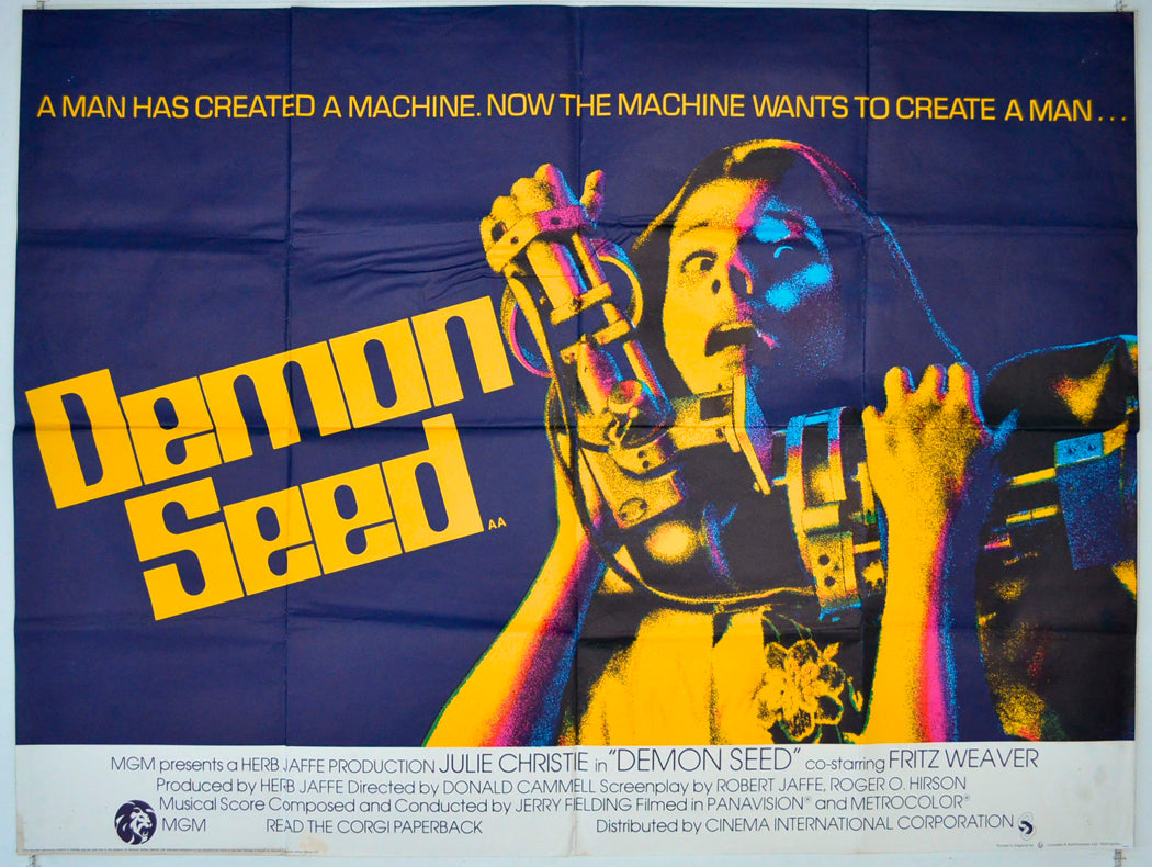 Demon Seed Original British Quad Poster - Movie Poster