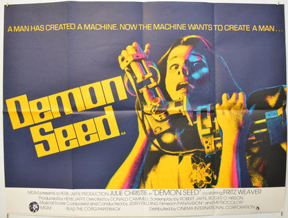 Demon Seed Original Quad Poster - Film Poster - Movie Poster