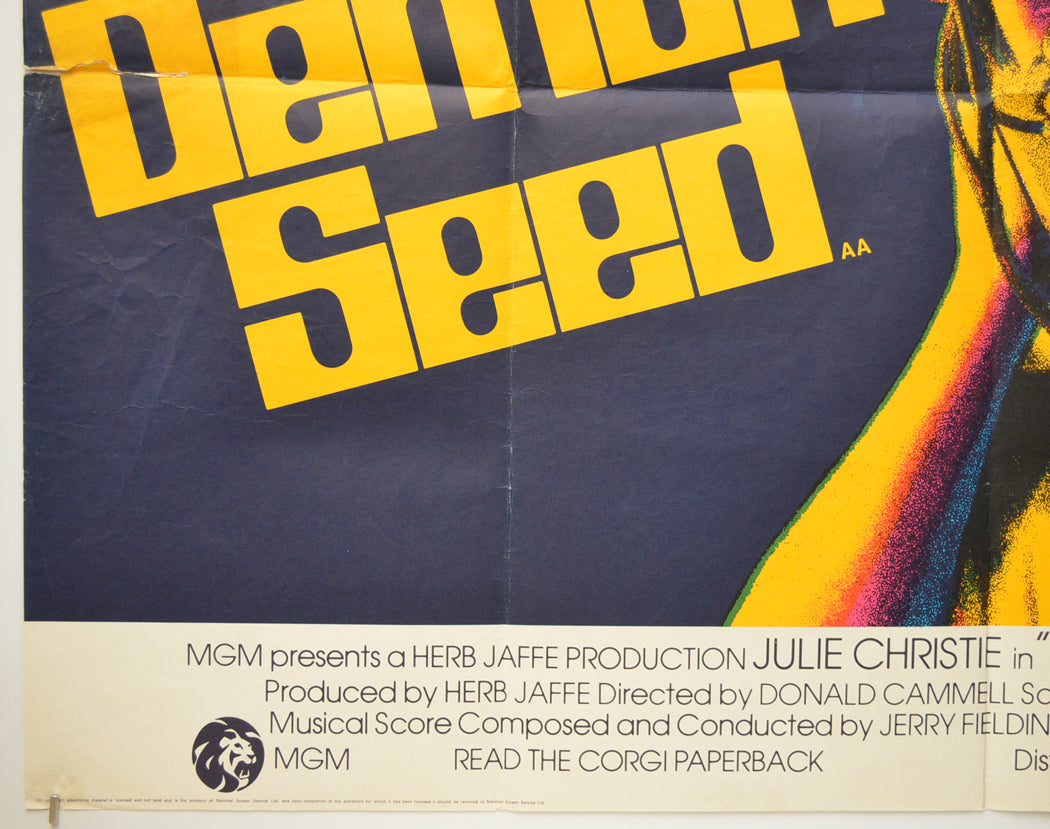 DEMON SEED (Bottom Left) Cinema Quad Movie Poster 