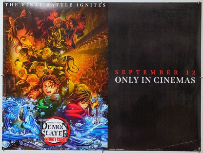 Demon Slayer: Kimetsu No Yaiba: Infinity Castle - Original Quad Poster - Film Poster - Movie Poster