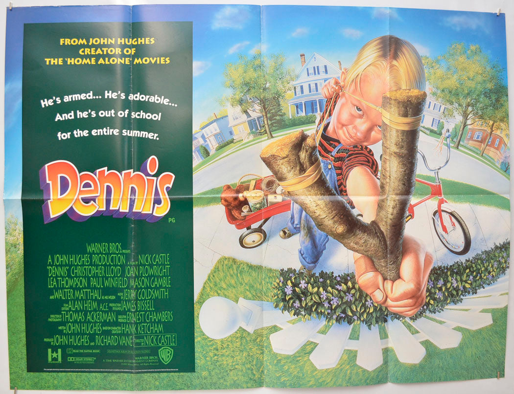 Dennis (a.k.a. Dennis The Menace) Original Quad Poster - Film Poster - Movie Poster