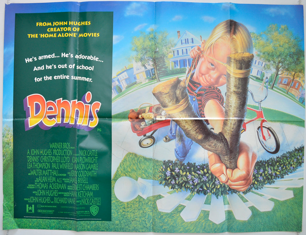 Dennis  (a.k.a. Dennis The Menace)   Original Quad Poster - Film Poster - Movie Poster  