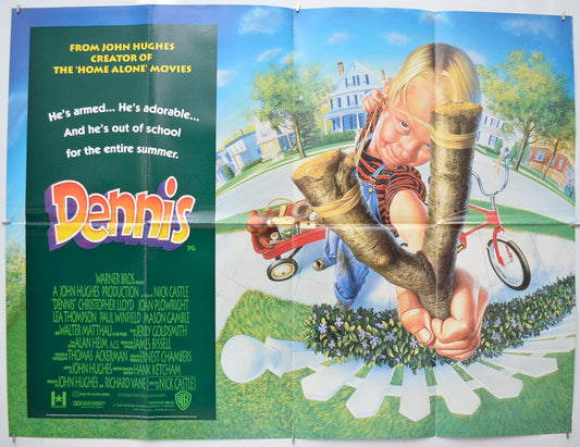 Dennis (a.k.a. Dennis The Menace)  Original Quad Poster - Film Poster - Movie Poster