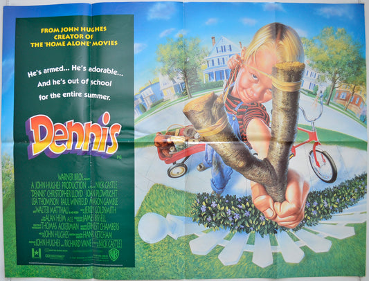 Dennis  (a.k.a. Dennis The Menace)   Original Quad Poster - Film Poster - Movie Poster  