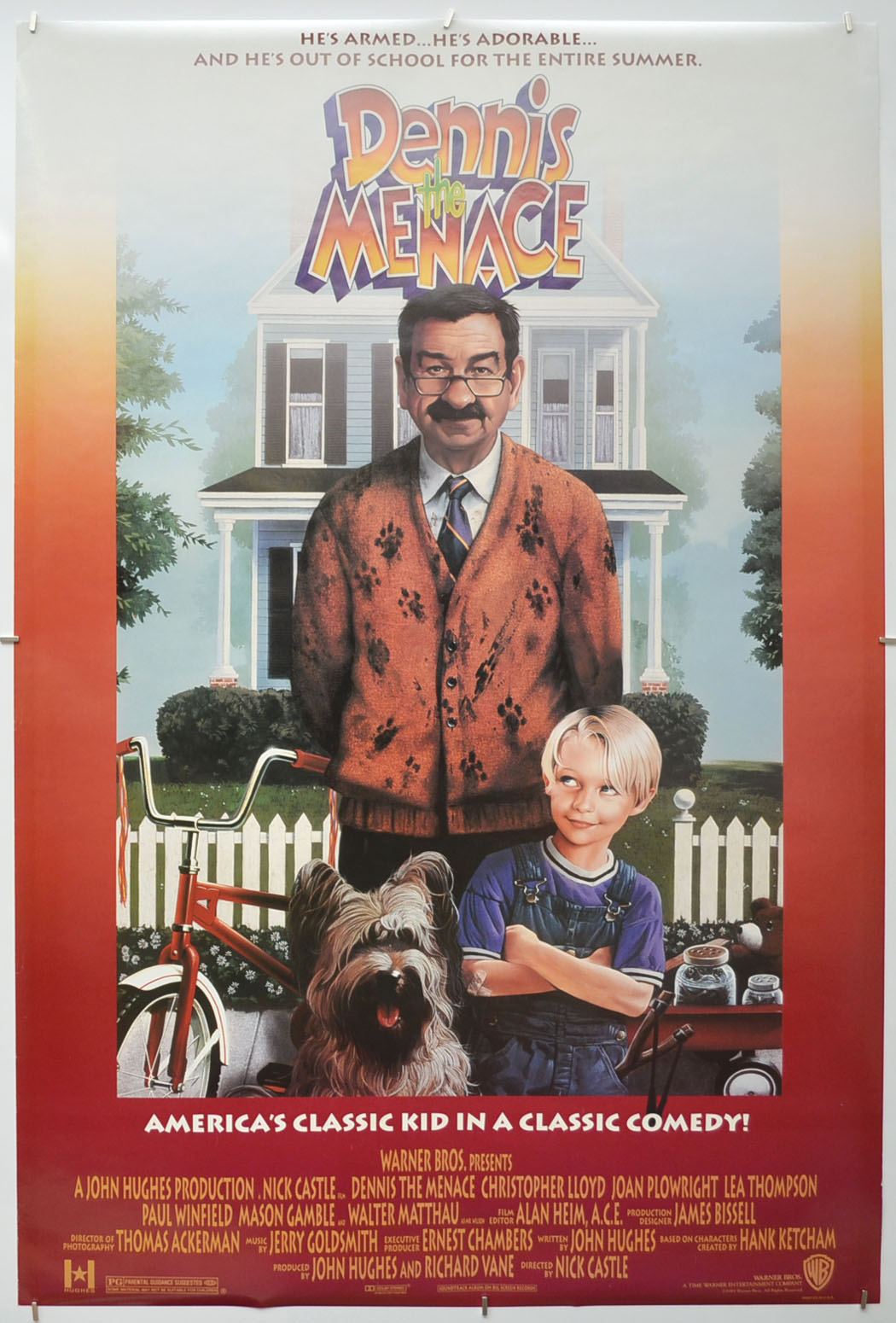 Dennis The Menace Original One Sheet Poster - Film Poster - Movie Poster