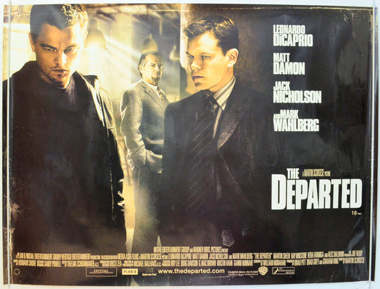 The Departed Original British Quad Poster - Film Poster - Movie Poster 